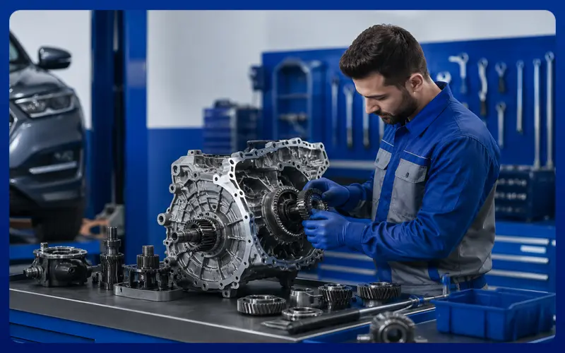 تعمیر گیربکس X55